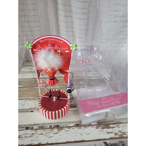 Dept 56 nutcracker sweet musical glitterville 29120